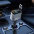 WiWU Wi-QC027 Exeed 117W QC+PD Fast Car Charger Type-C Electric Socket 2.5A/3A Output Current Fireproof Phone Laptop Mobile